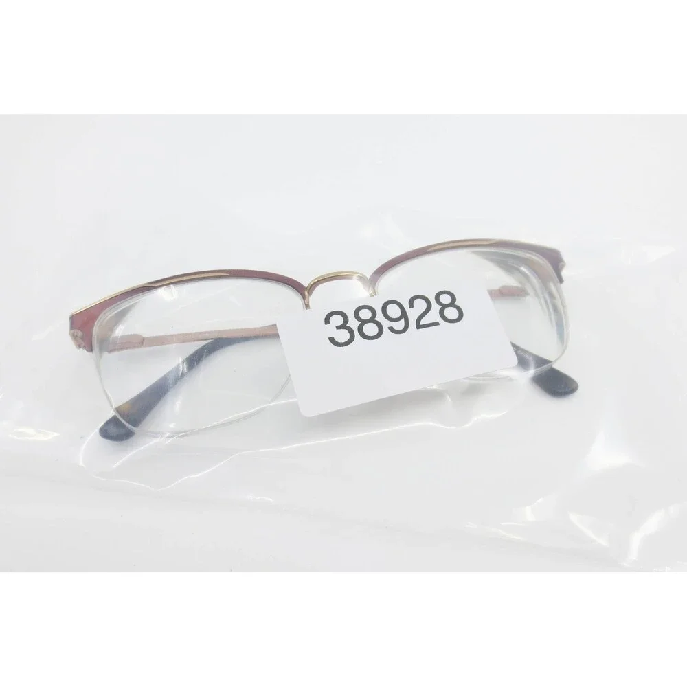 Karen Kane Redbud Eyeglasses Brown Gold Semi Rimless Cat Eye Frames 51-18-135
